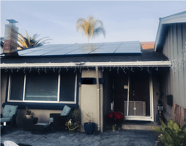 Solar home installation - San Jose CA